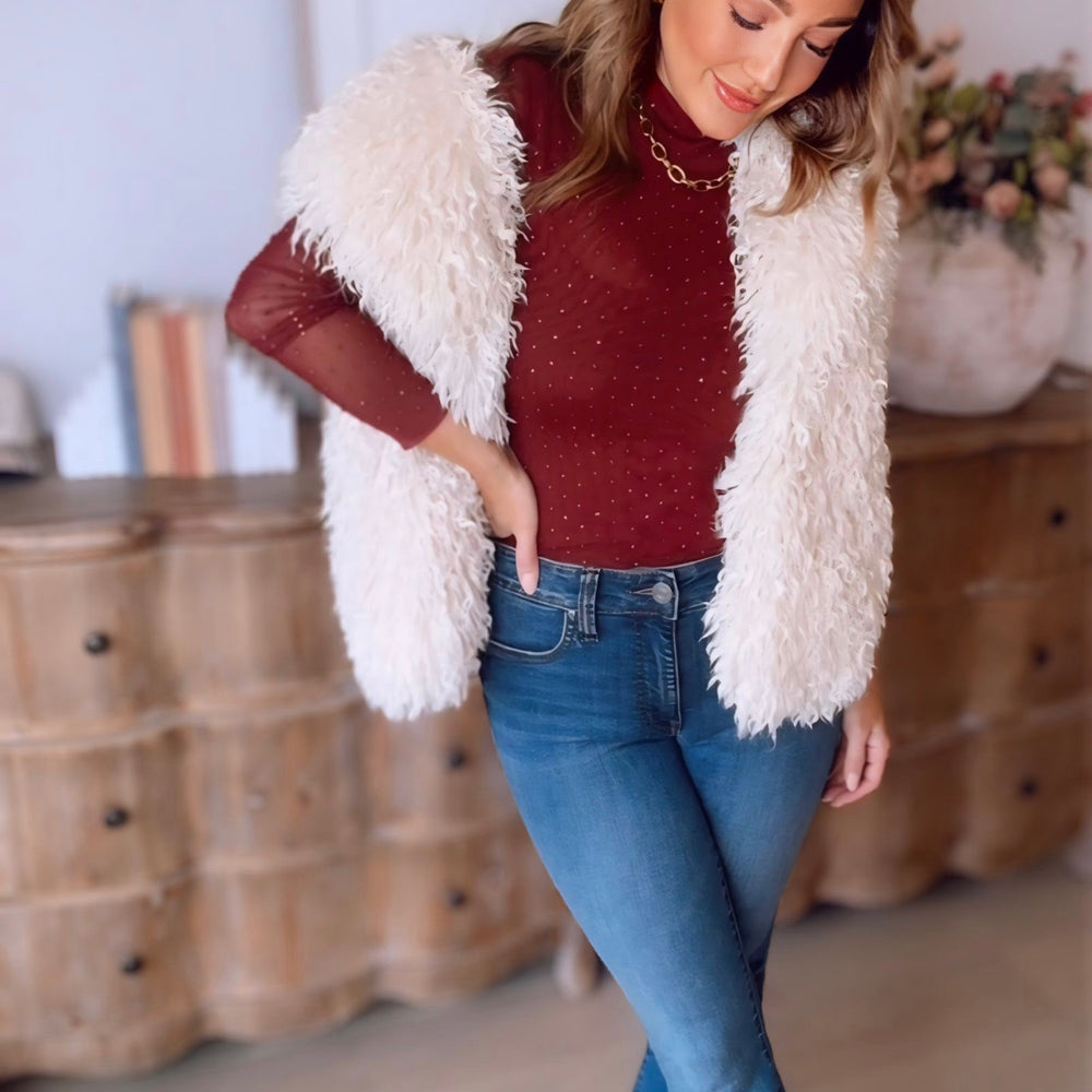 
                      
                        Piper Shaggy Faux Fur Vest
                      
                    