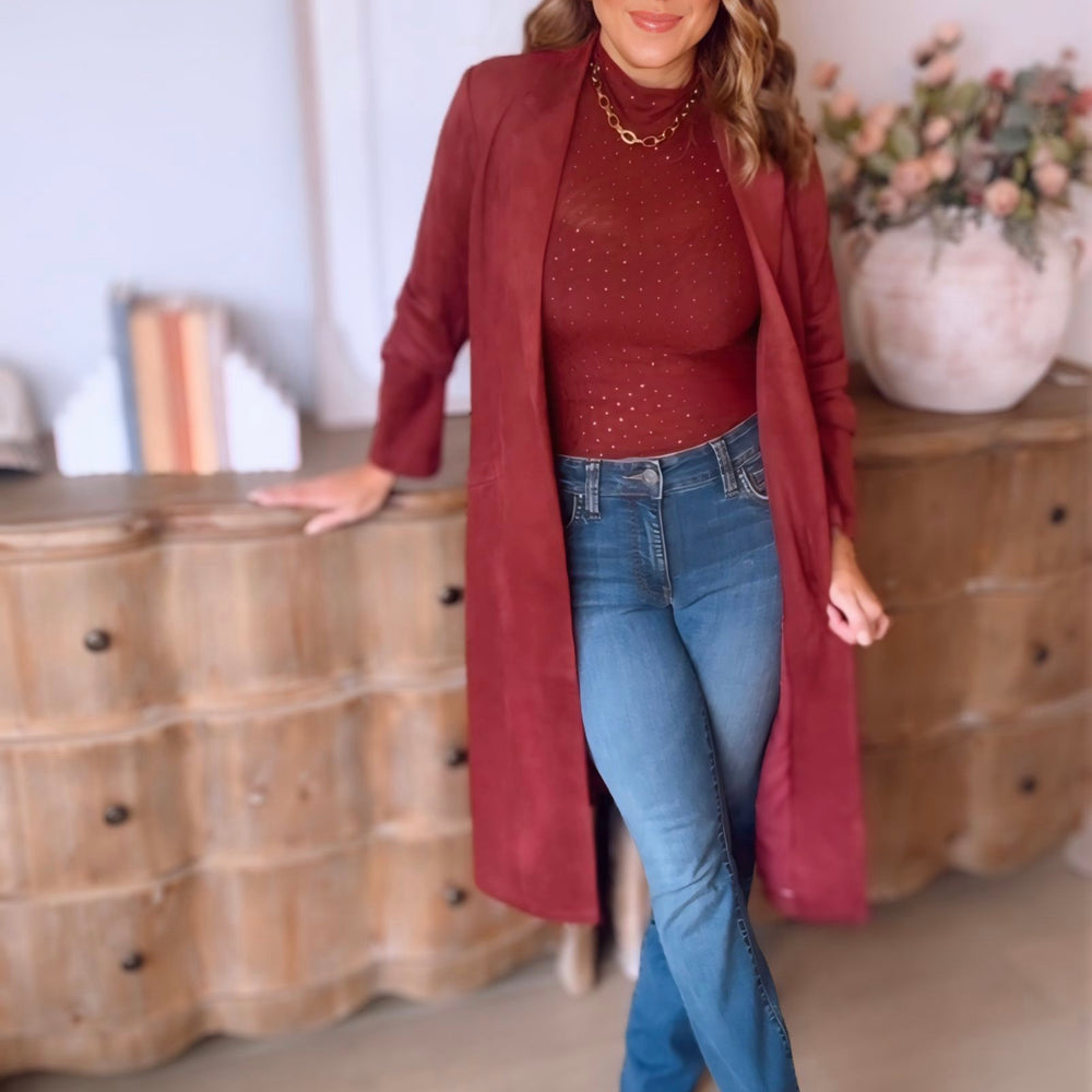 
                      
                        So Special Embellished Mock Neck Top
                      
                    