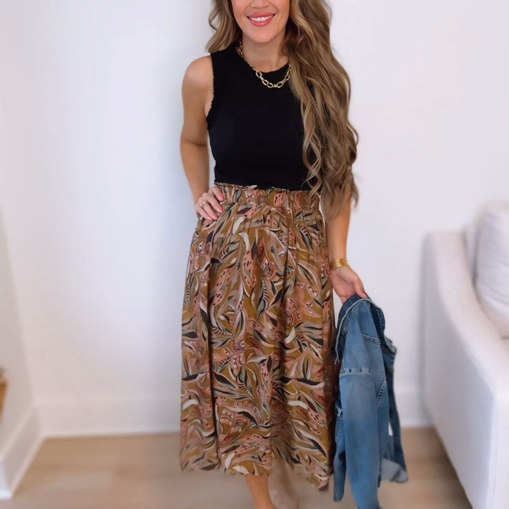 Autumn Leaves Midi Skirt