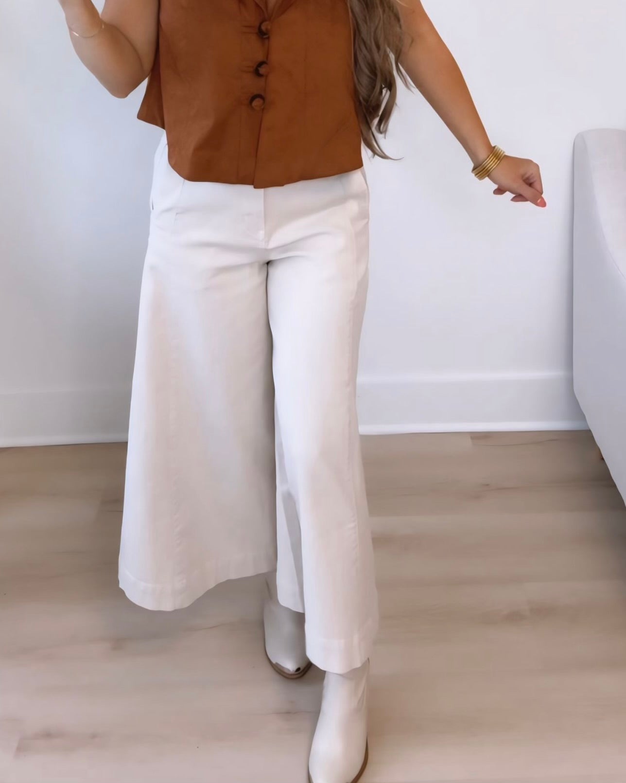 Point The Way Wide Leg Pants