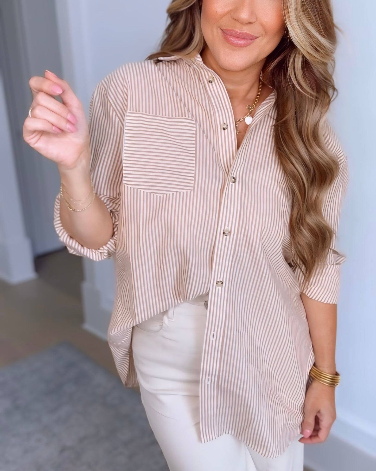 Blake Pinstripe Button Down