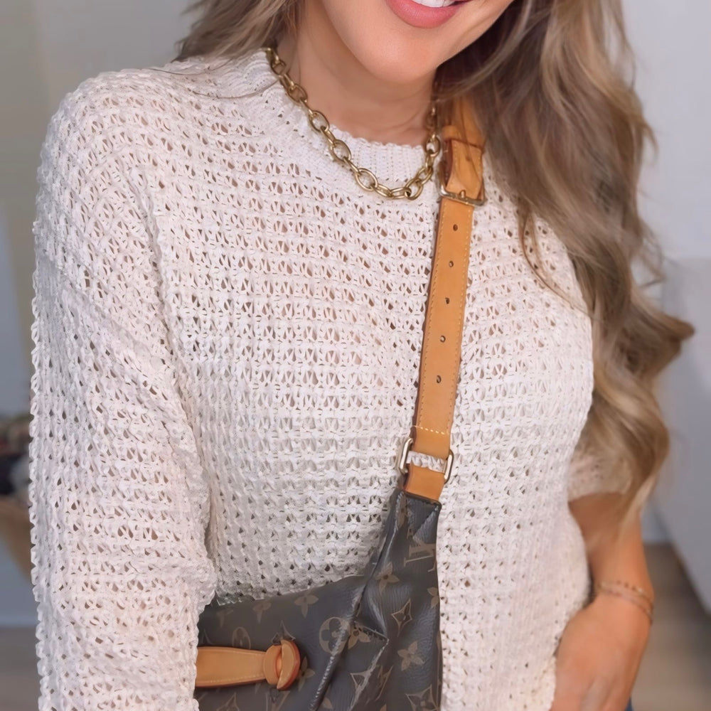 Sienna Crochet Sweater