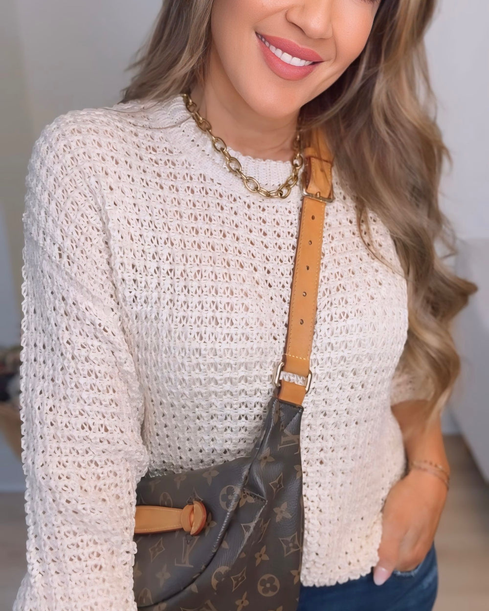 Sienna Crochet Sweater