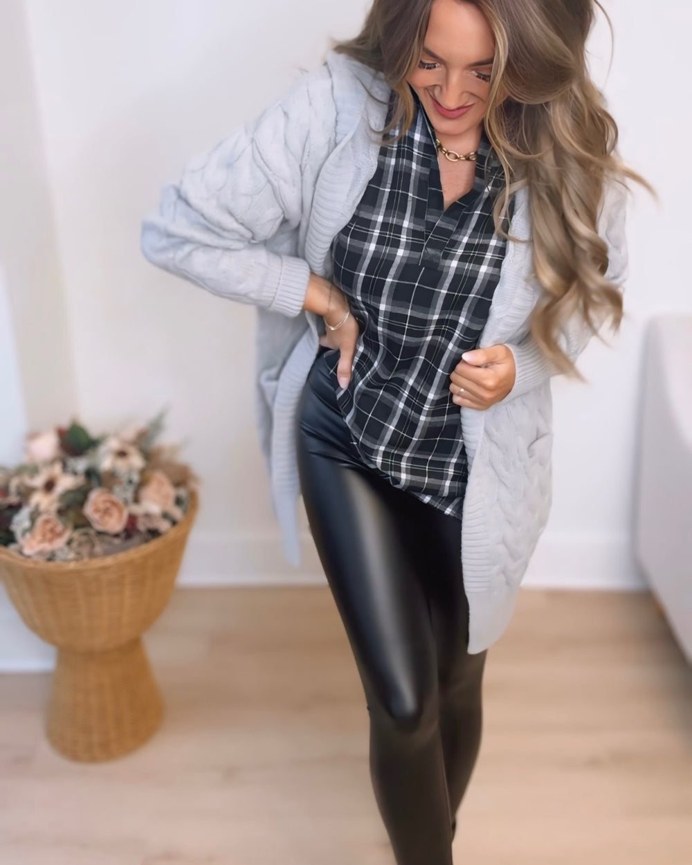 Be Extraordinary Faux Leather Leggings