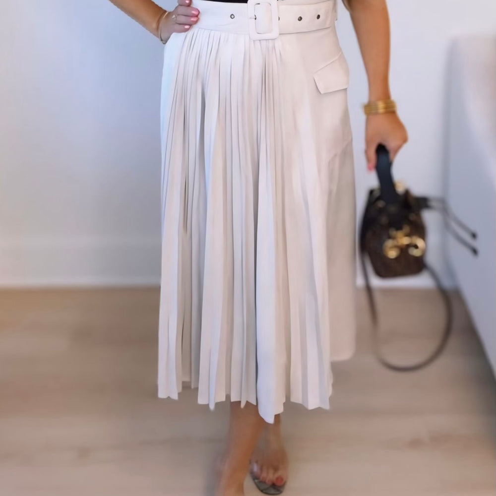 
                      
                        Chic Outing Suede Midi Skirt
                      
                    