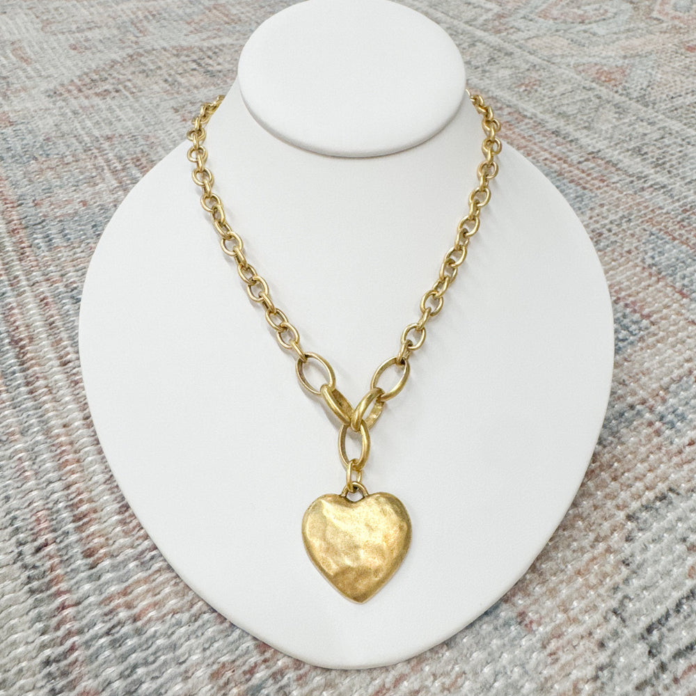 Harley Gold Heart Pendant Accessories