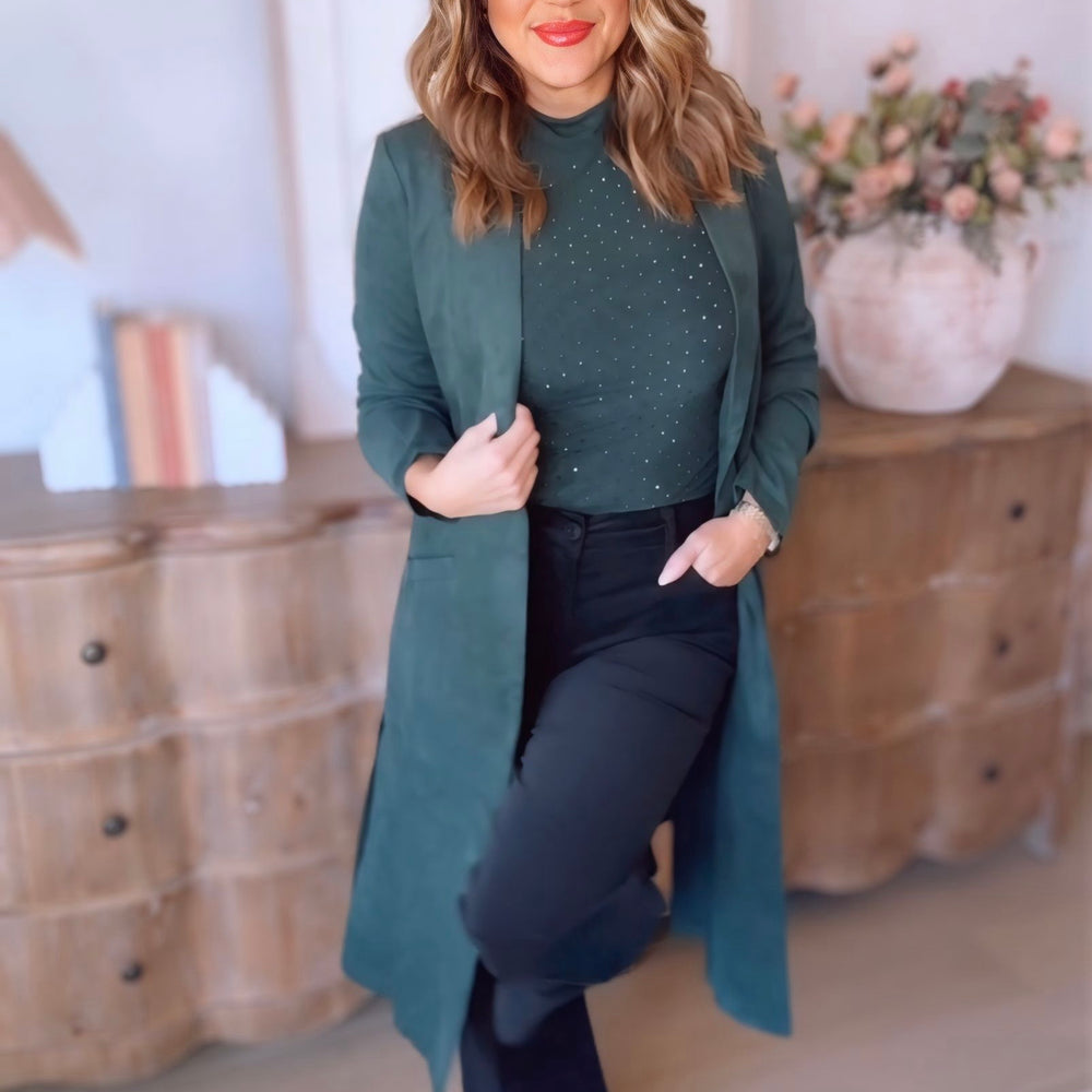 Have It All Faux Suede Duster