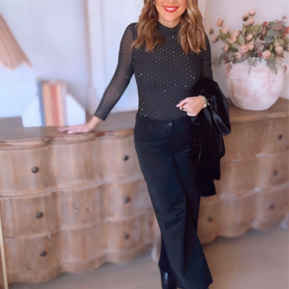 
                      
                        KUT- Meg Corduroy High Rise Wide Leg
                      
                    