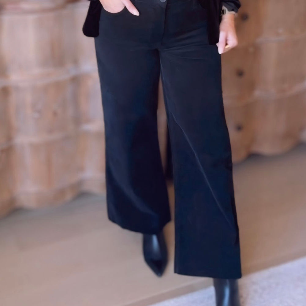 KUT- Meg Corduroy High Rise Wide Leg