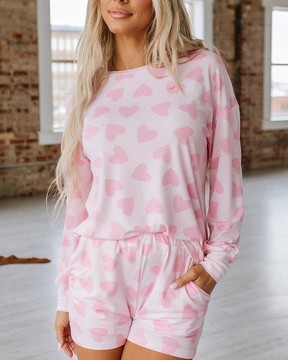 Sammi Heart Loungewear Set