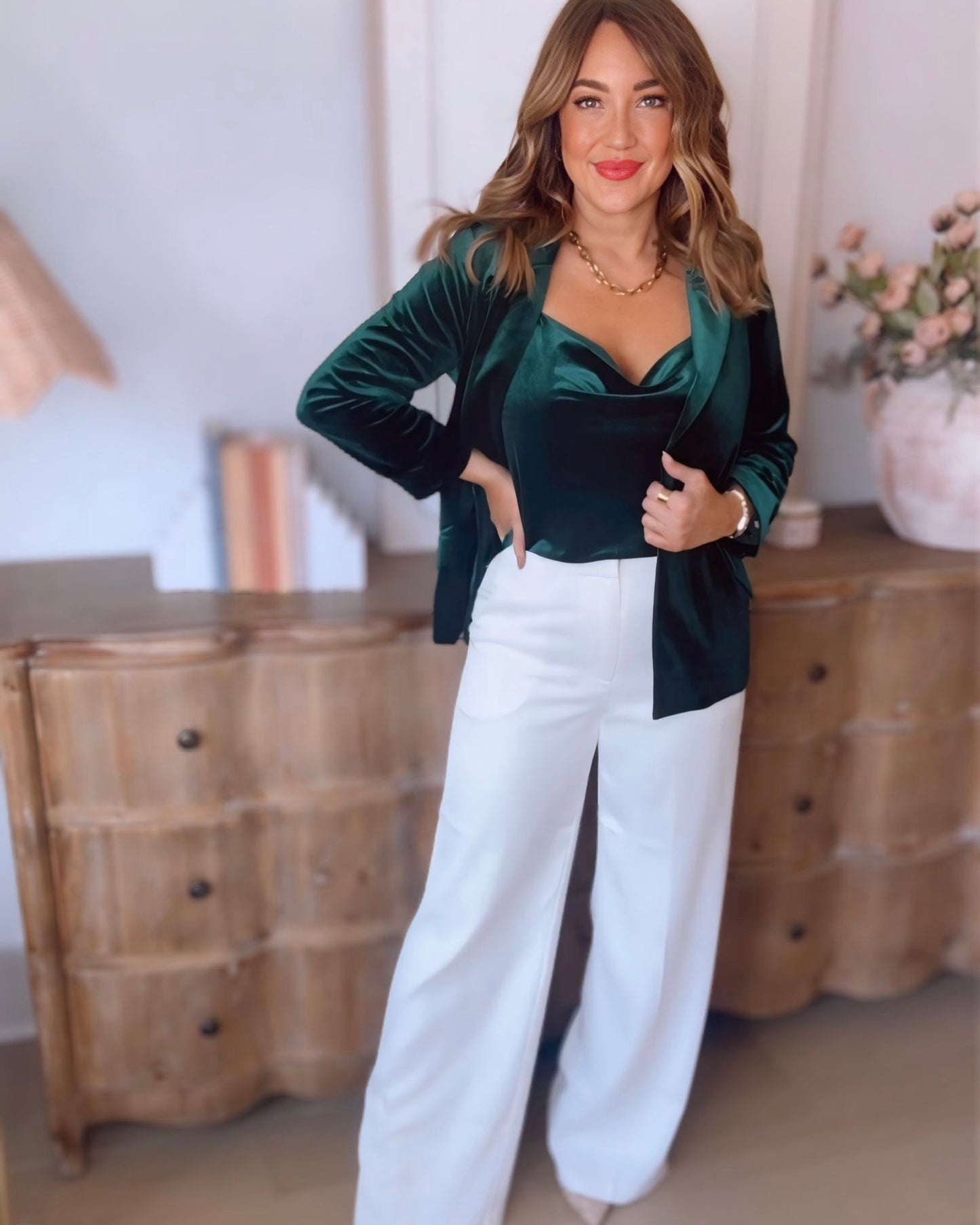 Showstopper Velvet Blazer