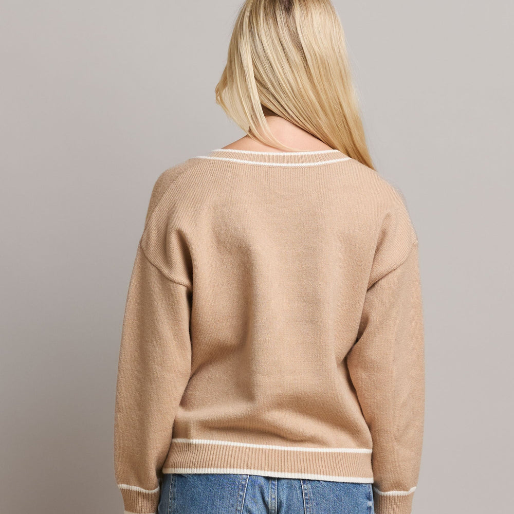 
                      
                        Claire V-Neck Sweater
                      
                    