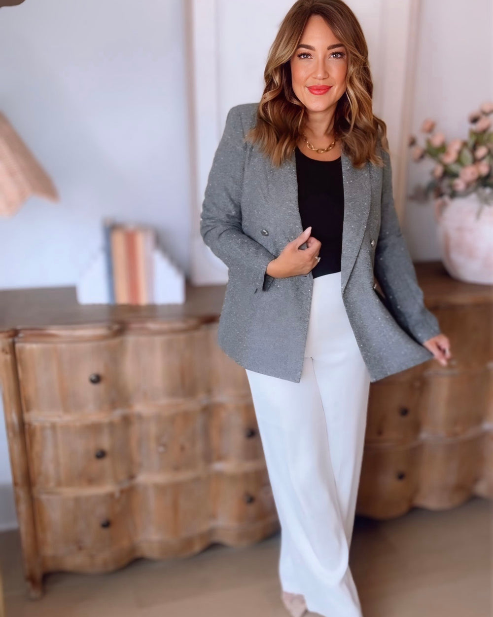 Laken Rhinestone Blazer