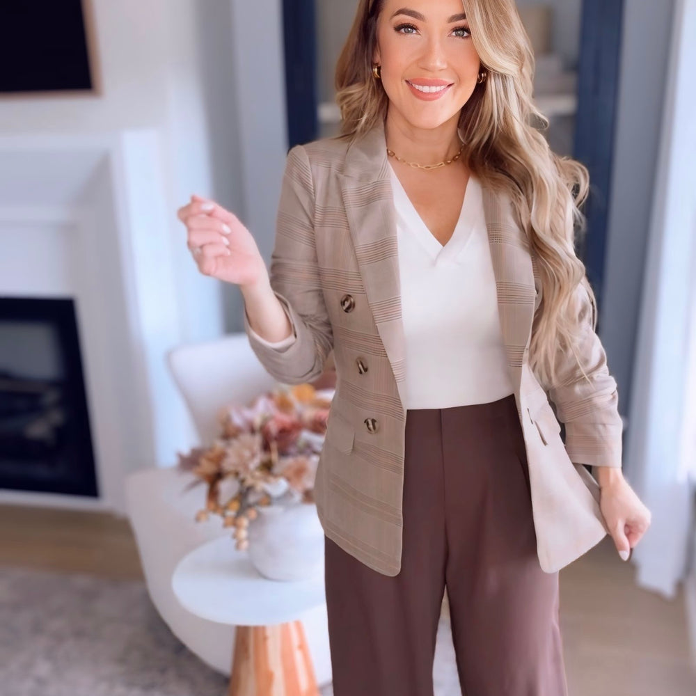 Crisp Breeze V- Neck Sweater - 2 COLORS