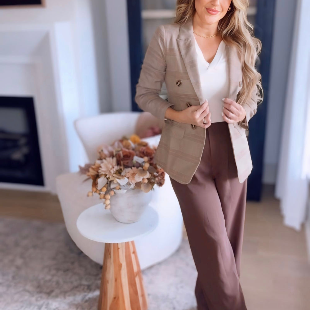 Alaina Pleated Wide Leg Pants