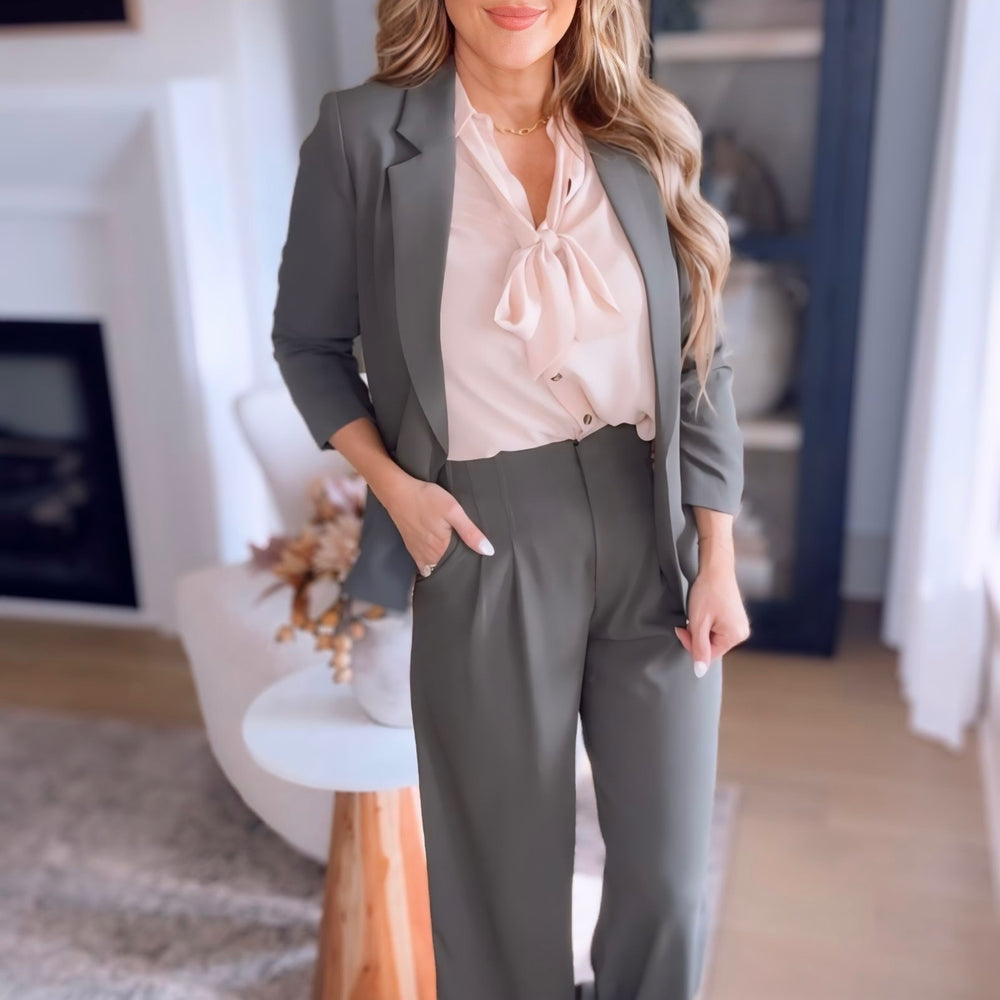 
                      
                        Make Time Ruched Sleeve Blazer- 2 Colors
                      
                    