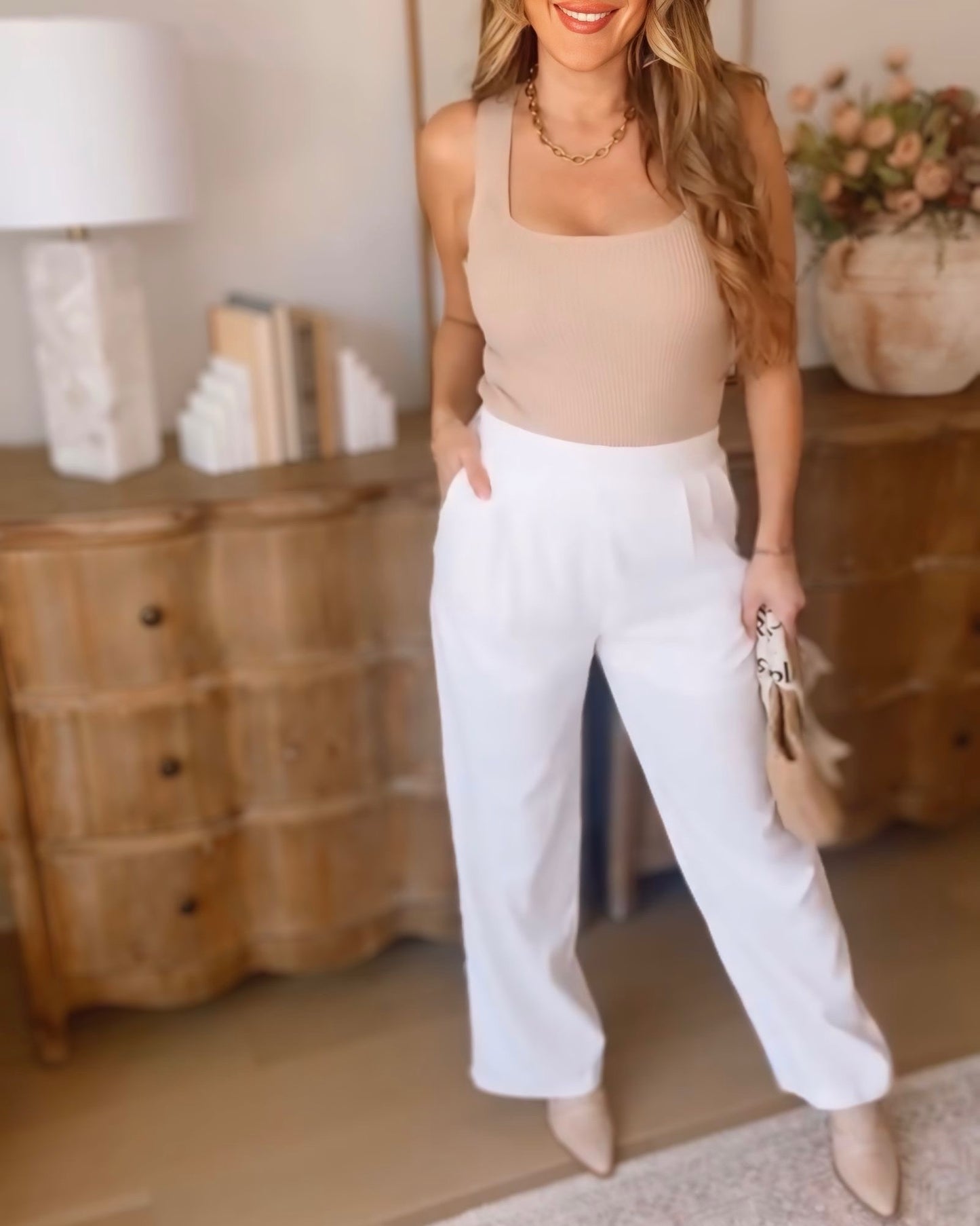 Ashby Pleated Linen Pants