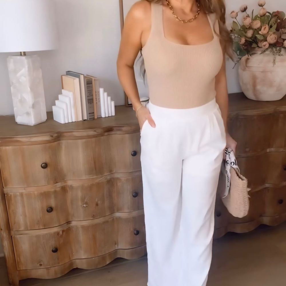 Ashby Pleated Linen Pants