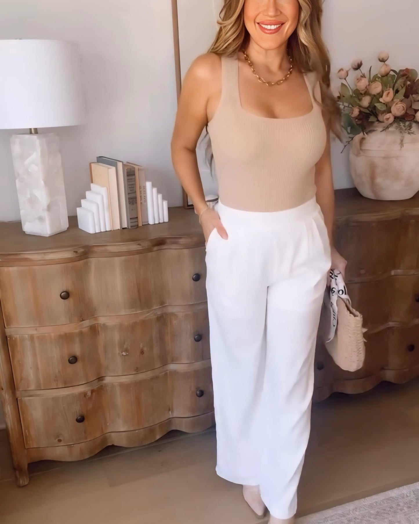 Ashby Pleated Linen Pants