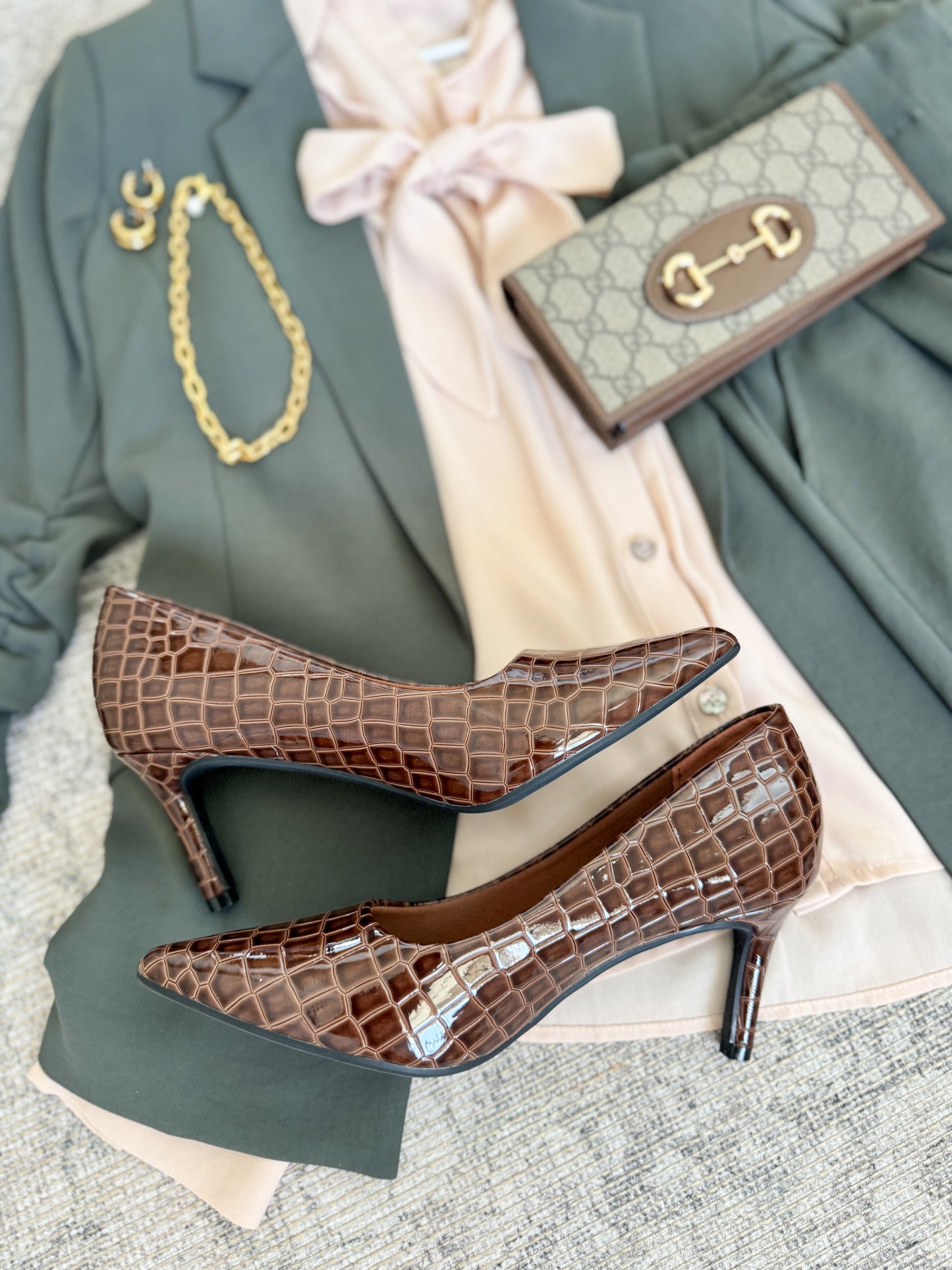 Carrie Croc Heel