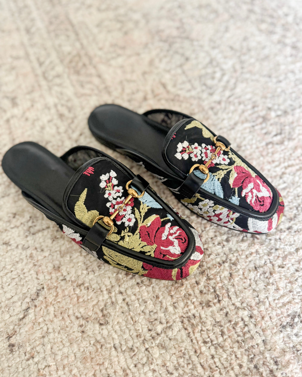 Jillian Floral Mules