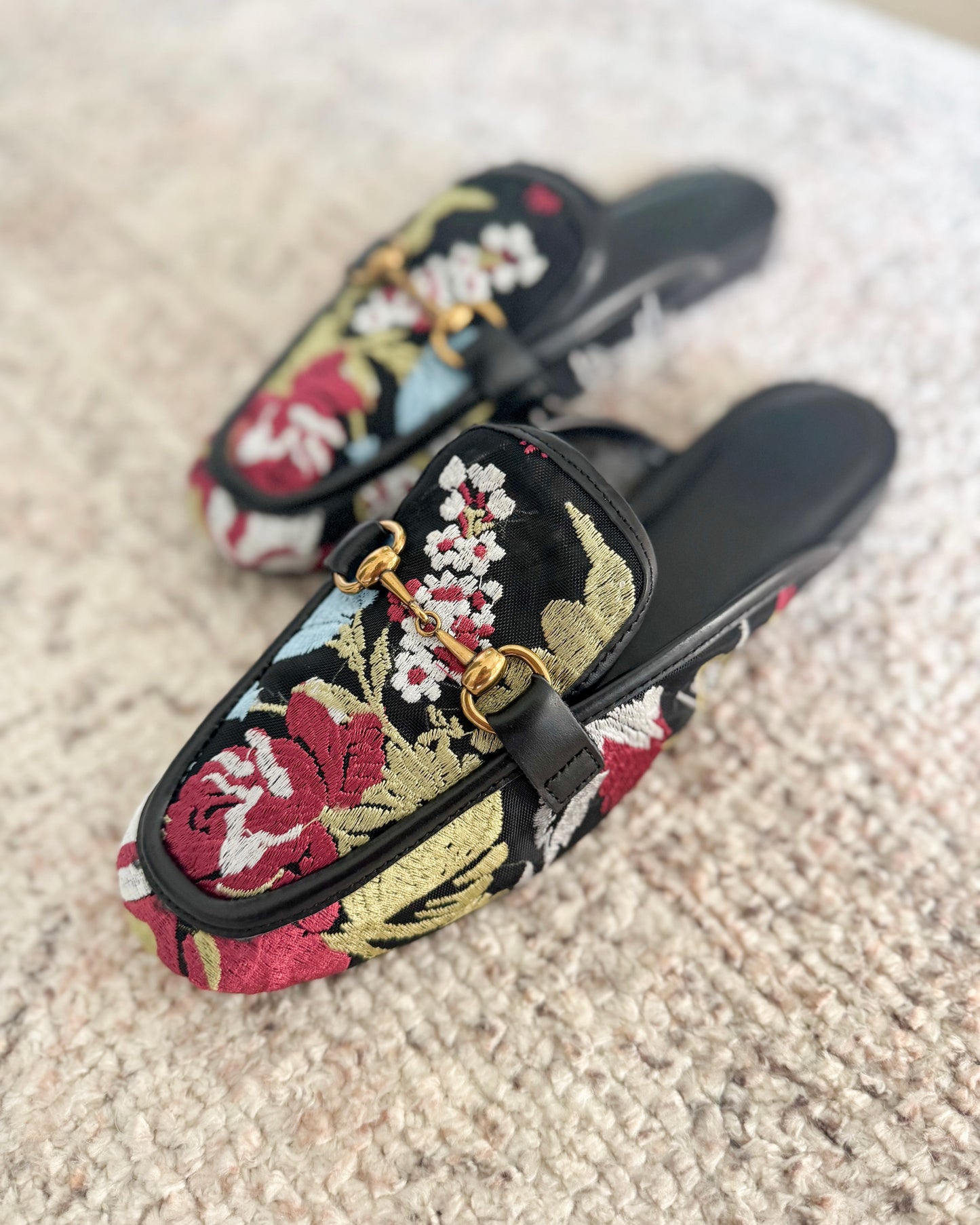 Jillian Floral Mules