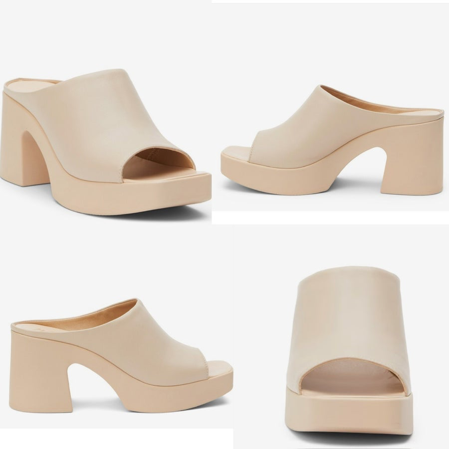 
                      
                        Faye Italian Leather Nude Sandal
                      
                    