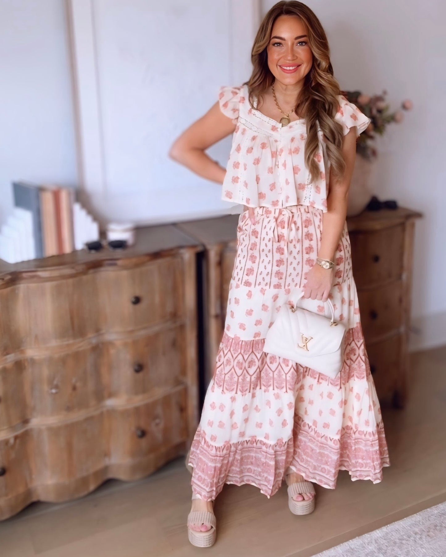 Lotus Maxi Skirt Set