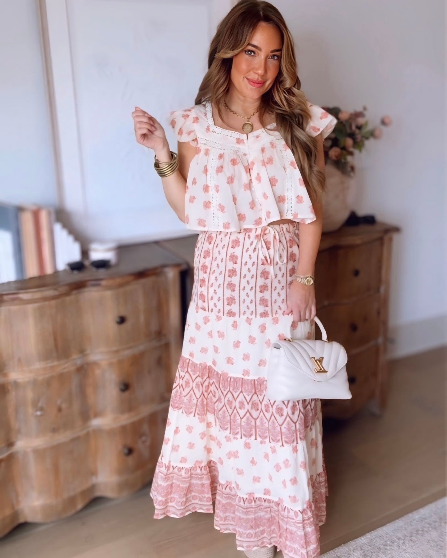 Lotus Maxi Skirt Set