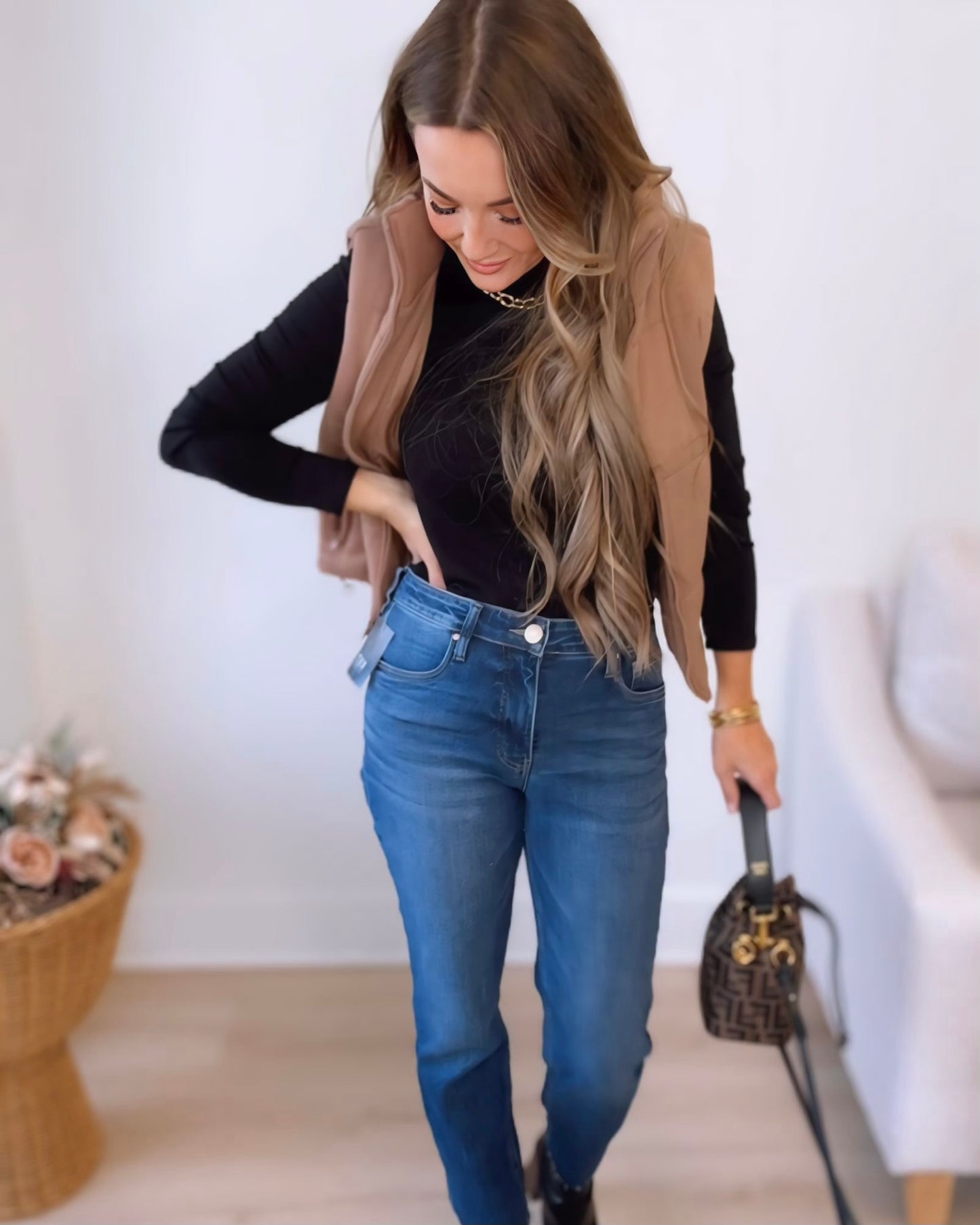 In the Mix Turtleneck Knit Top