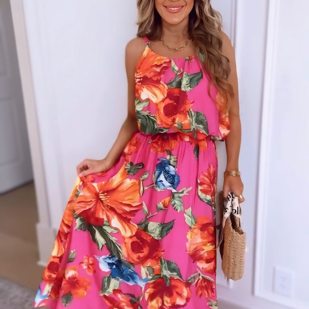Grecian Getaway Floral Maxi Skirt - 2 COLORS