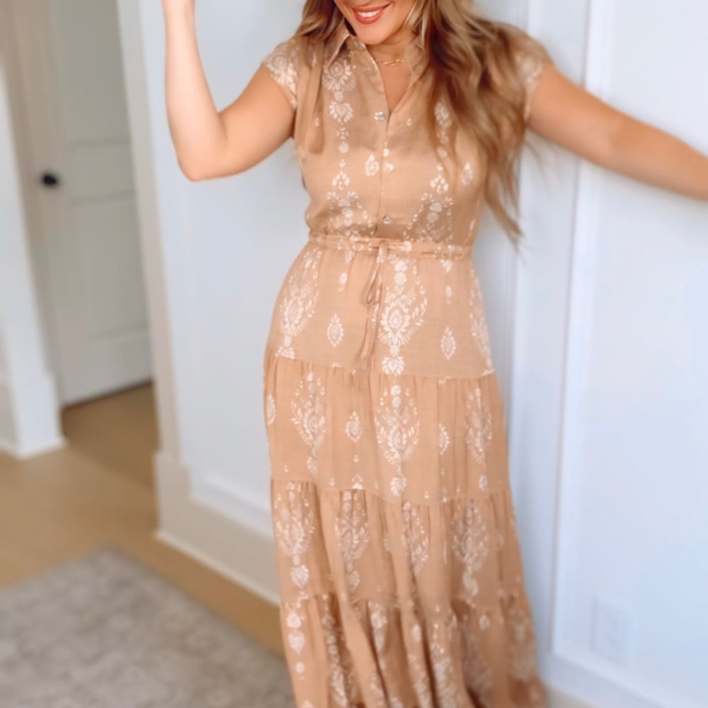 
                      
                        See You Later Tiered Midi Dress- 2 Colors
                      
                    