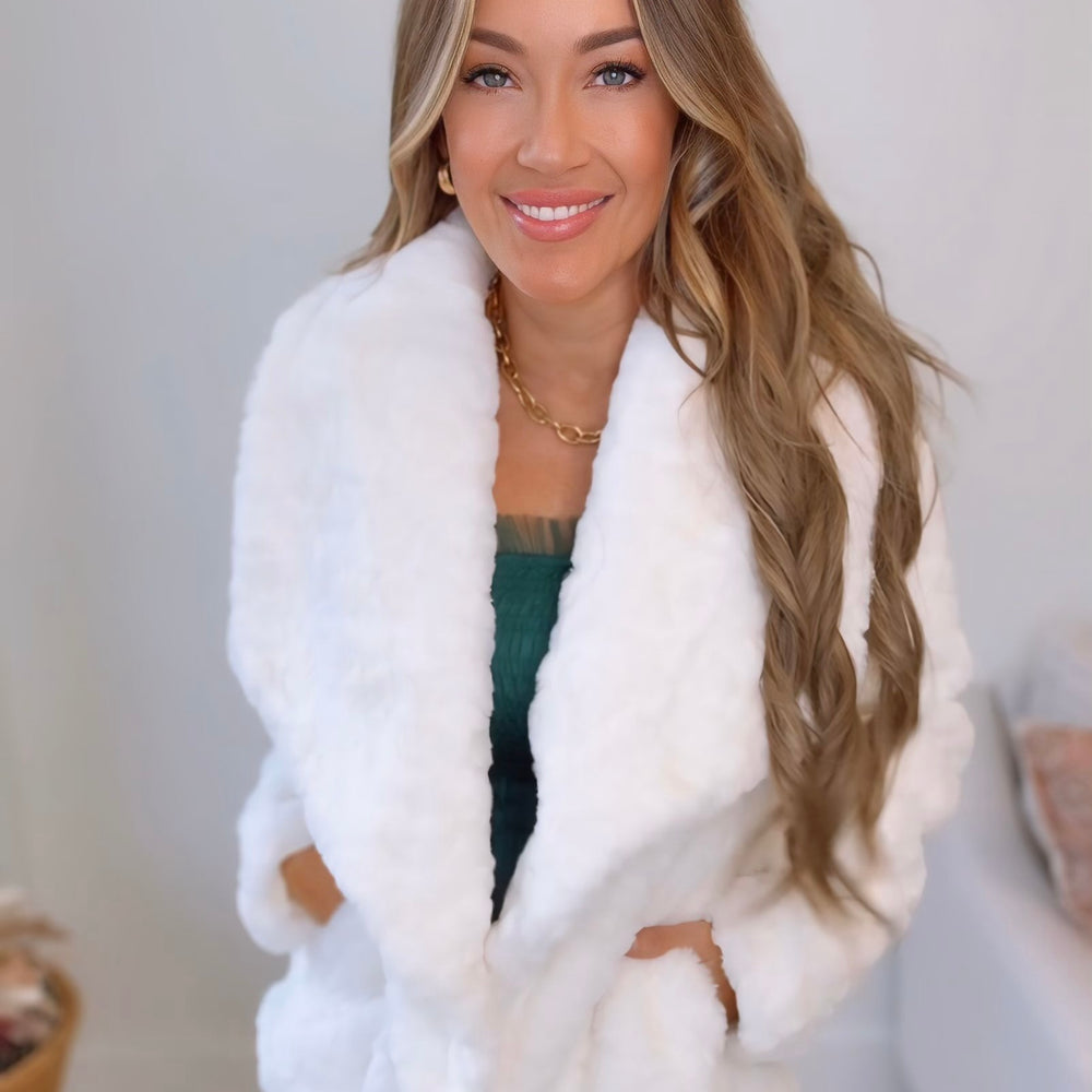 
                      
                        Winter Wanderings Faux Fur Jacket
                      
                    