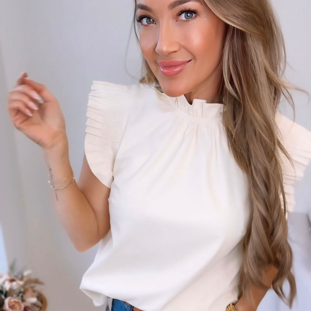 Everyday Chic Flutter Sleeve Top