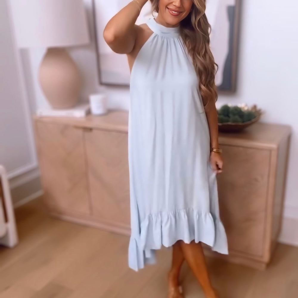 
                      
                        Oceanside Dream Tie Halter Maxi Dress - 2 COLORS
                      
                    