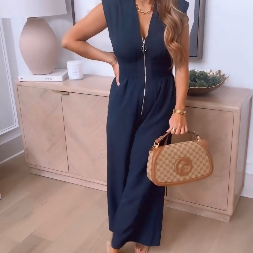 Effortless Looks Jumpsuit - NAVY