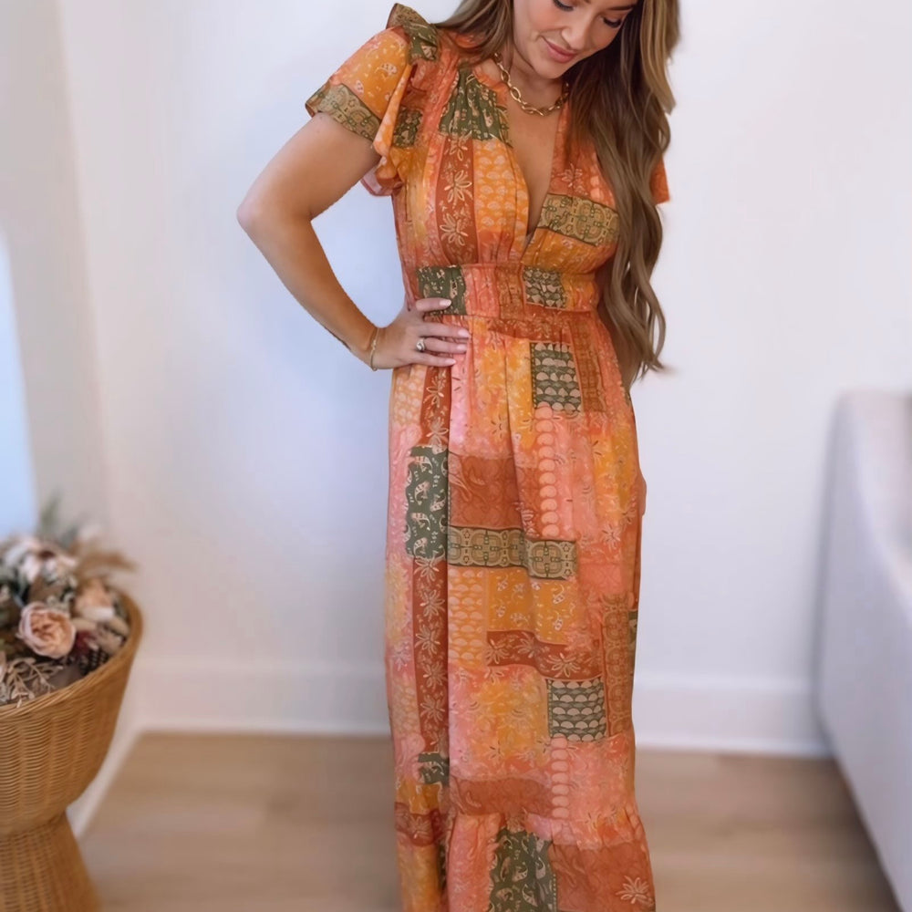 Harvest Patchwork Dress