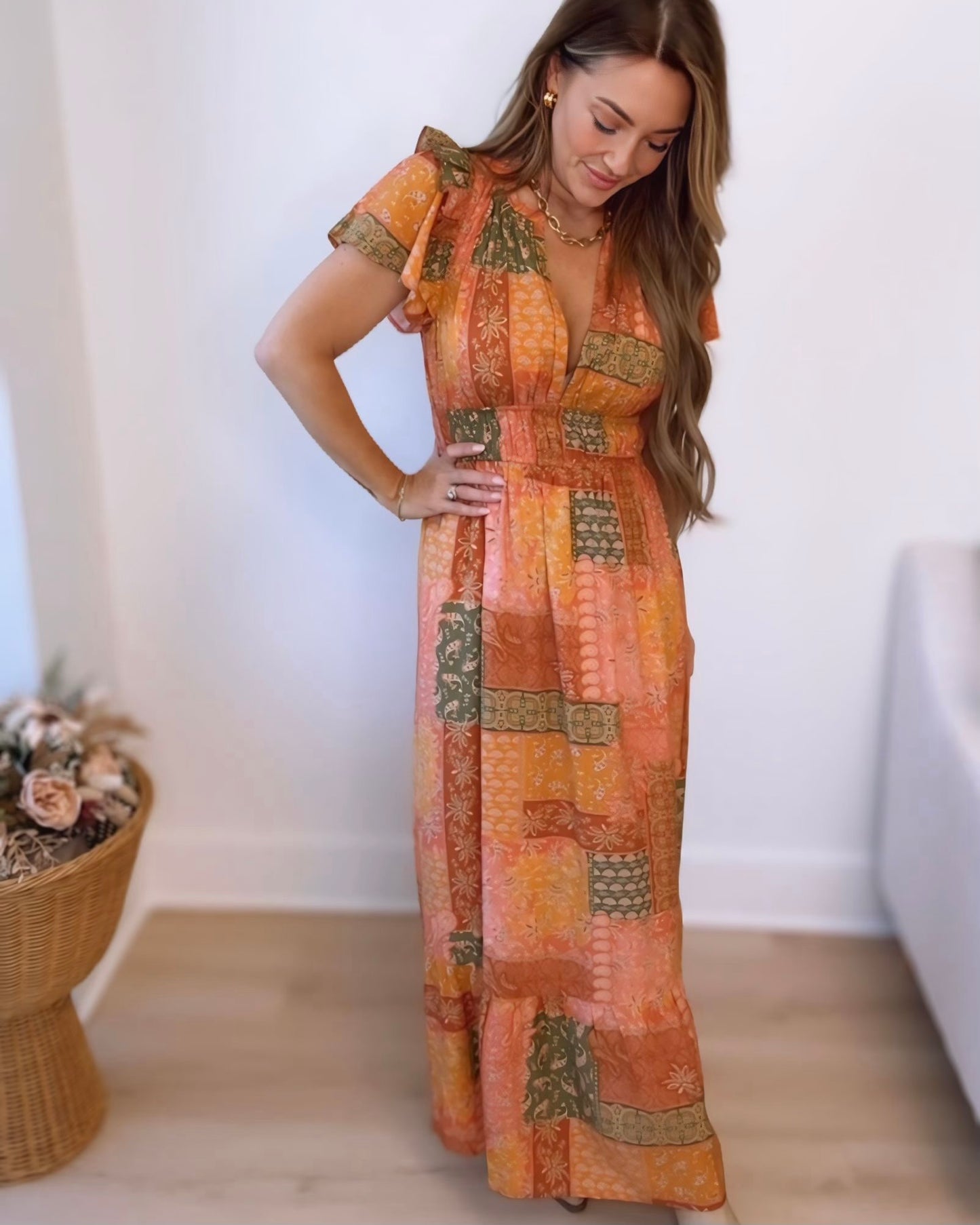 Harvest Patchwork Dress