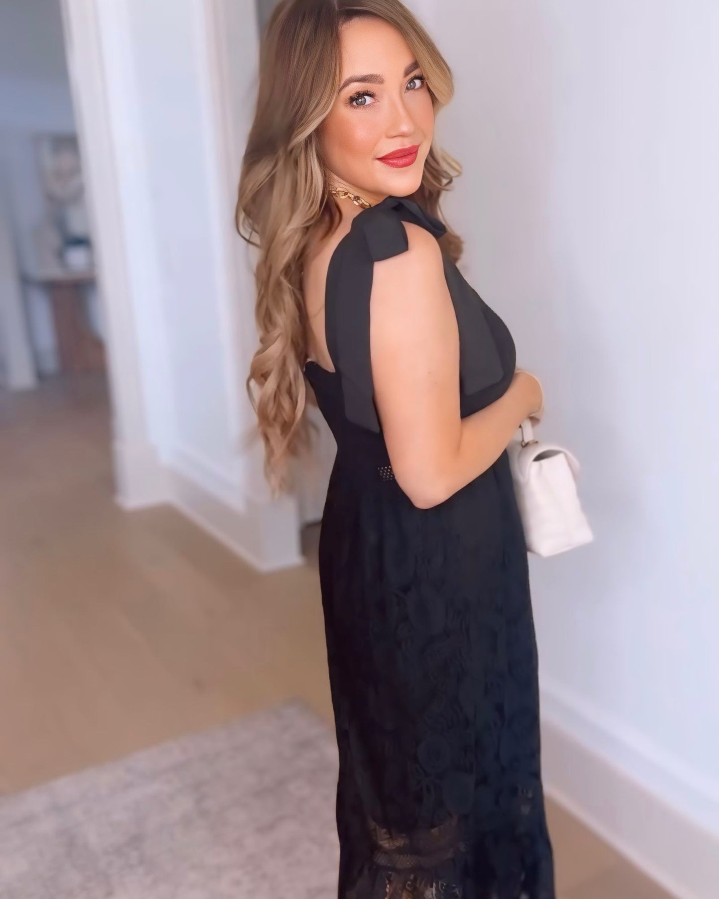 Season Of Love Lace Midi Dress