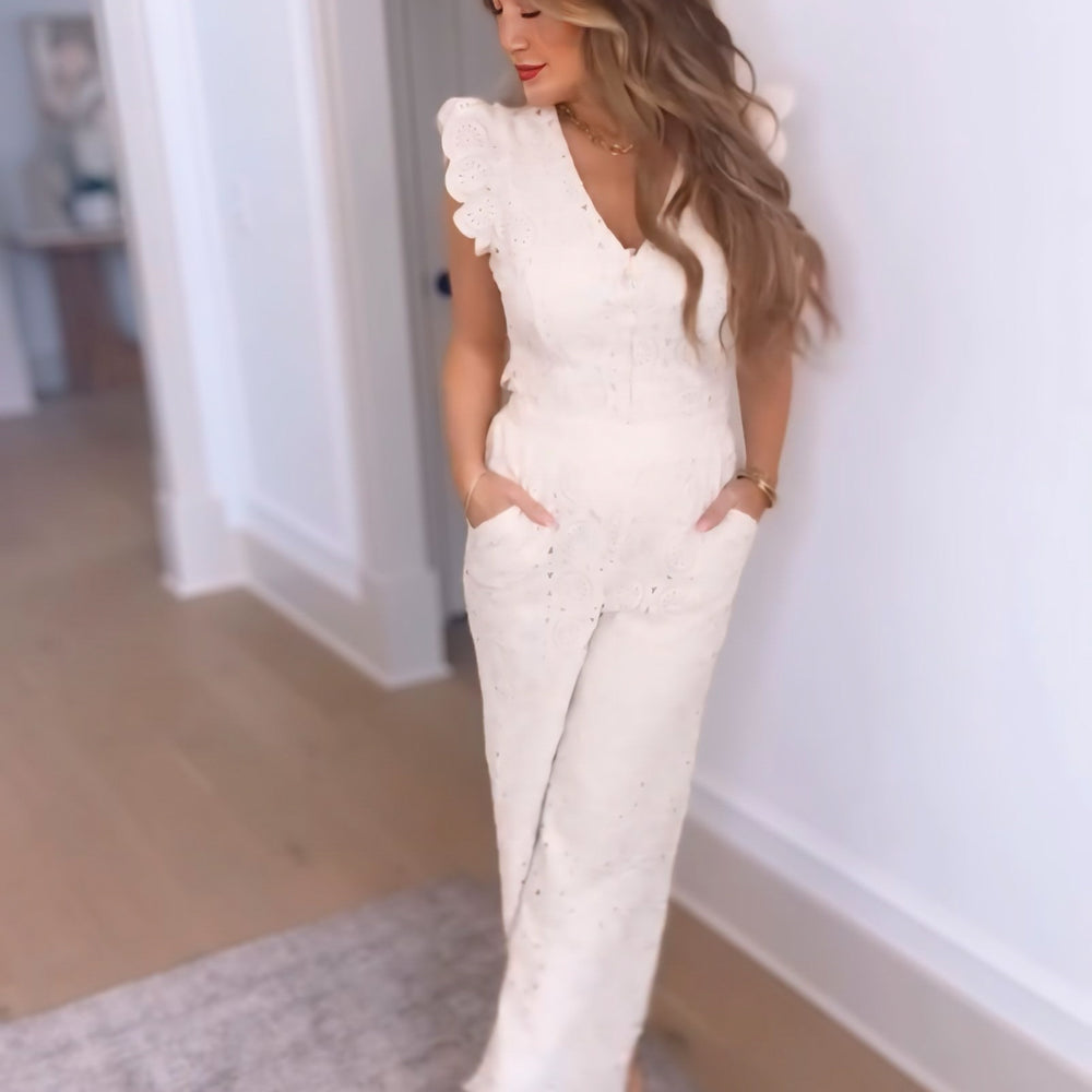 Picturesque Crochet Jumpsuit