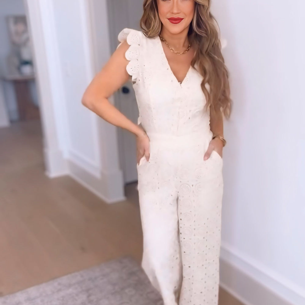 Picturesque Crochet Jumpsuit