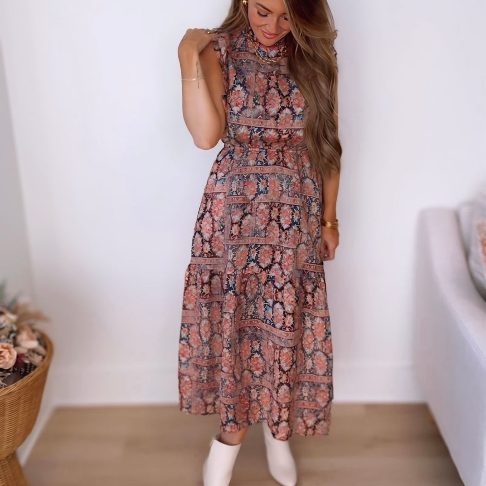 Another Day Flower Print Maxi