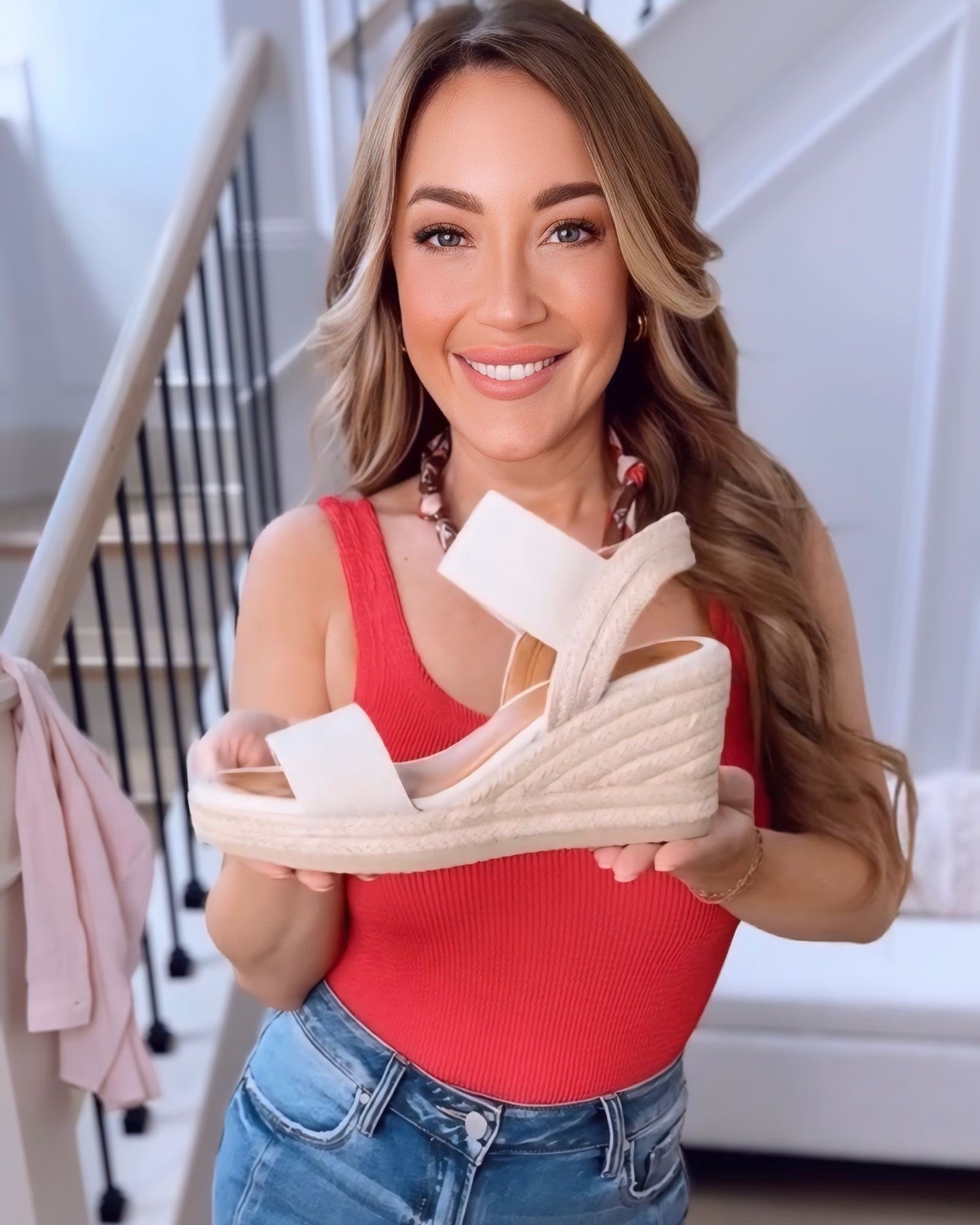 Bianca Woven Wedges