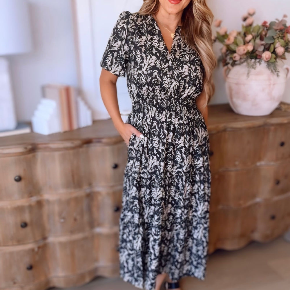 Gigi Short Sleeve Midi Dress