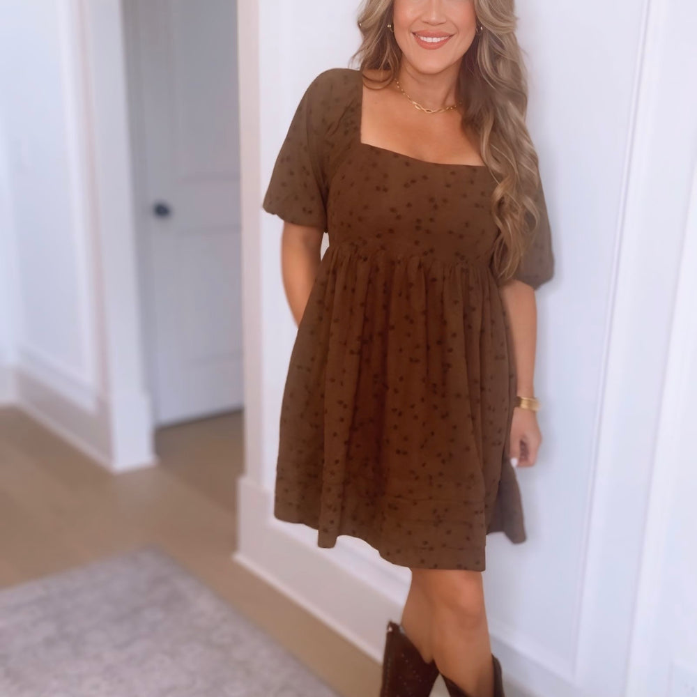 Parker Floral Corduroy Dress