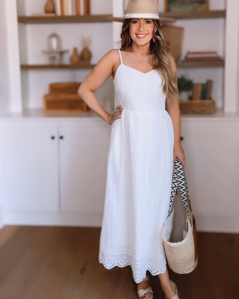 Serena Smocked Midi Dress