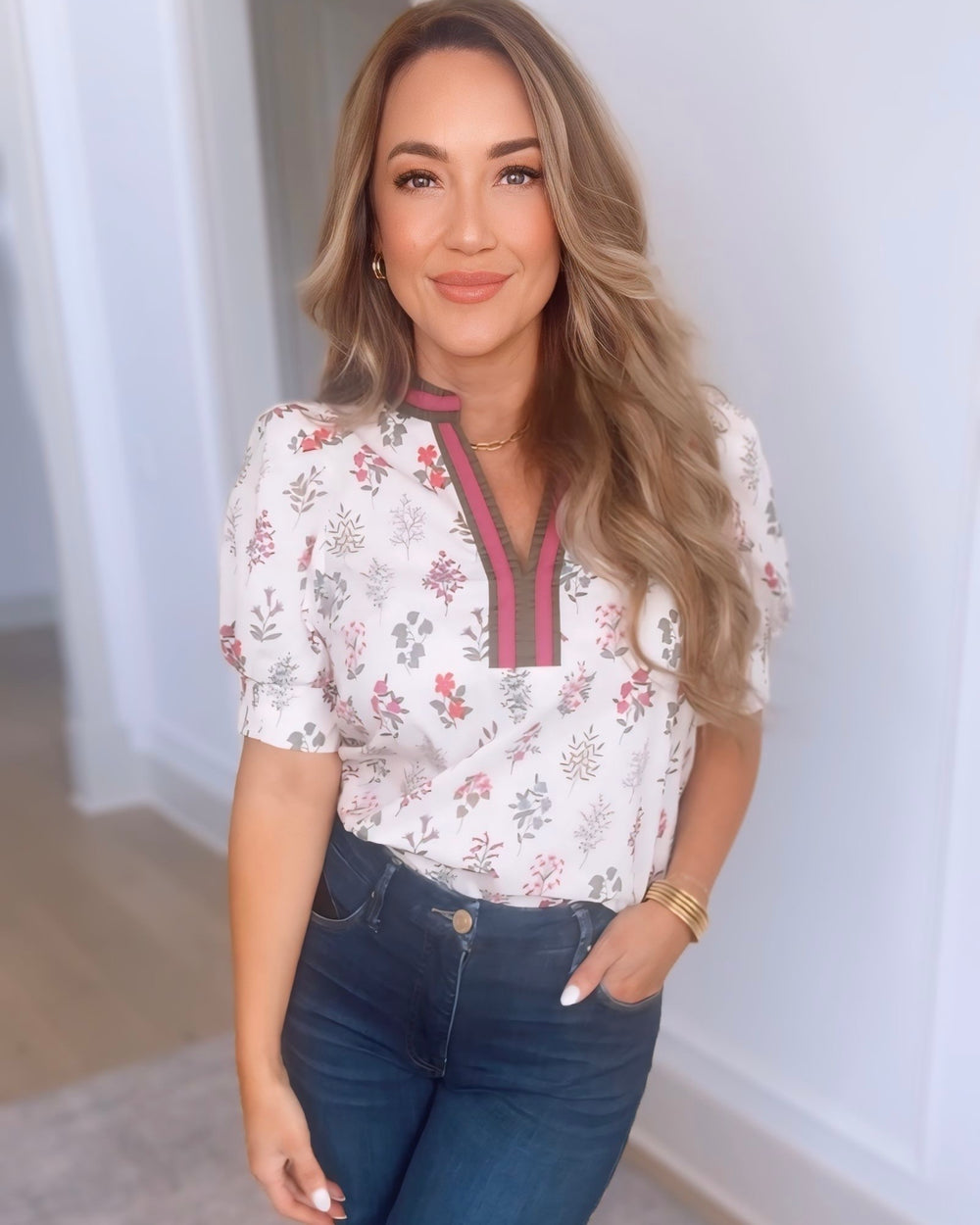 Nalley Floral Top