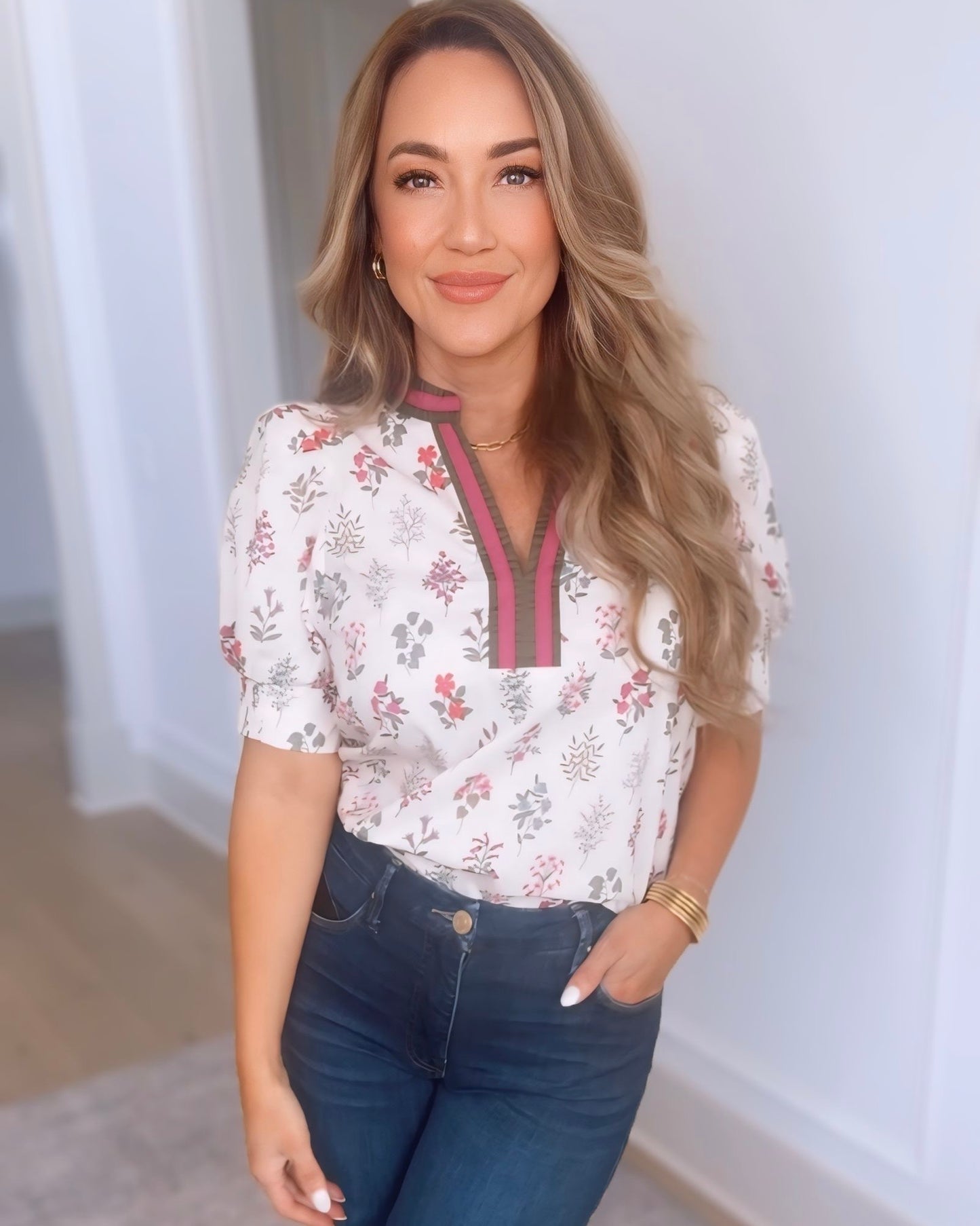 Nalley Floral Top