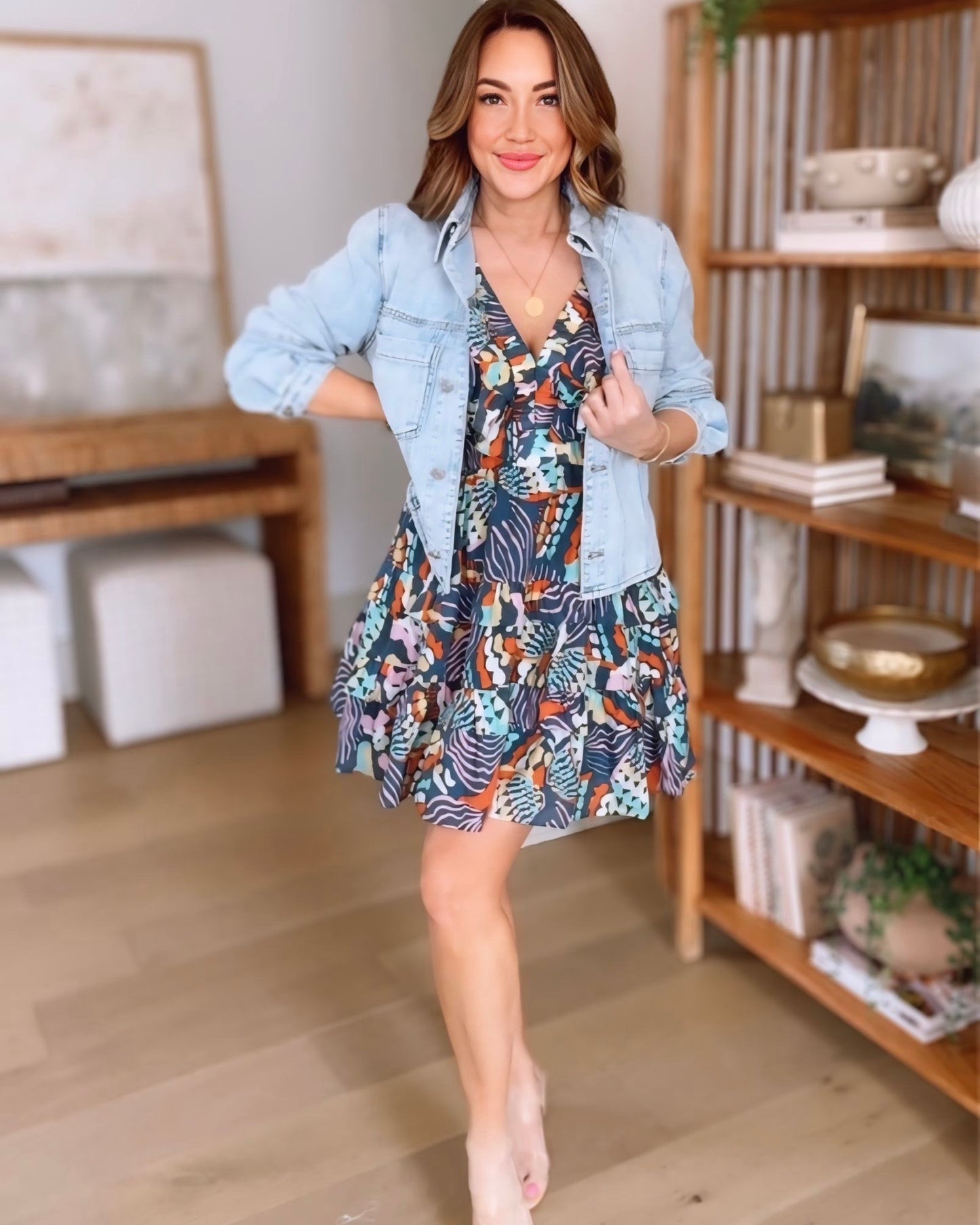 KUT- Bailey Light Wash Denim Jacket