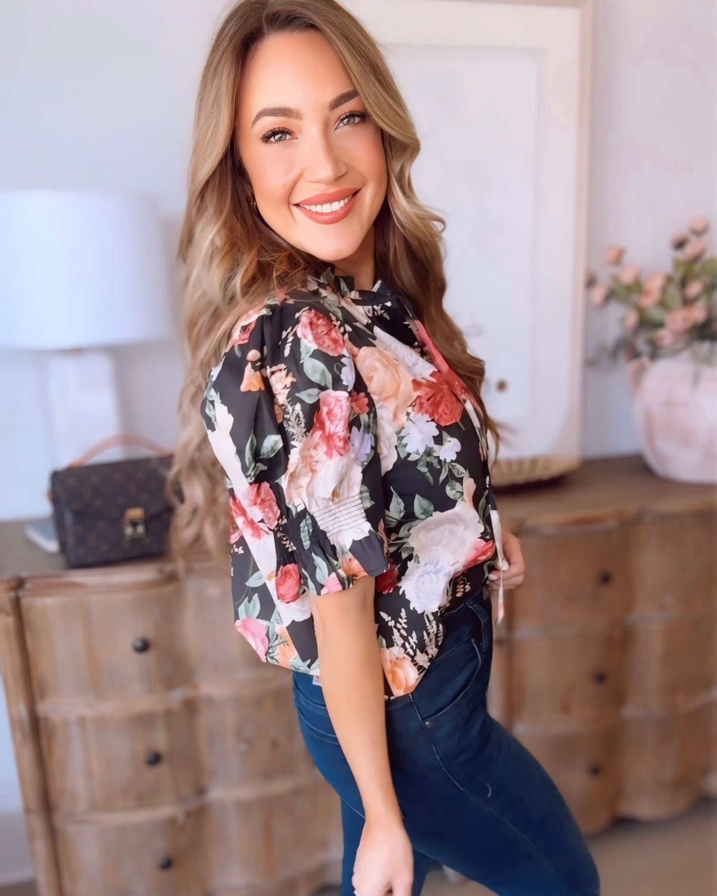 Vivianna Floral Top